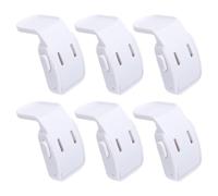 TOKIDNY 6pcs Safety Drawer Locks and Seniors, Plastic Cupboard Safety Lock Preventing Access to Unsafe Cabinets, Suitable for Refrigerator Doors and Kitchens in Rented Apartments