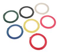 TOKIDNY 7 Rolls Violin Finger Guide Tape for Beginners Fretboard Stickers for Violin Cello Multi-color Position Markers Gentle Adhesive Protecting Instrument Finish