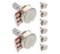 TOKIDNY 8pcs Electric Guitar Potentiometers A500K B500K Split Shaft Knob Breadboard Variable Resistor Audio Taper Replacement Kit for Guitar Bass Accessories