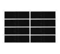 TOKIDNY 8pcs Jewelry Anti-Tarnish Paper Strips - 7x2in Black Rust Preventative Strips for Silver Coin Storage - Oxidation Protector Sheets for Valentine