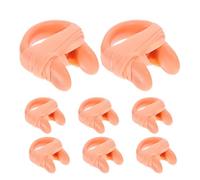 TOKIDNY 8pcs Swimming Nose Clips with Anti-loss Strap Soft Silicone Emulsion Nose Plugs for Water Prevention and Nasal Protection Suitable for Beginners and Experienced Swimmers