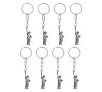 TOKIDNY 8pcs Usa Statue of Liberty Keychain Novelty Souvenir Bag Pendant for Independence Day Party Favors and Collectors