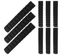 TOKIDNY 9Pcs Black Foam Sponge Handle Covers for Indoor Door Pull-Up Bars, Non-Slip Pull Up Tubing Grips, Barbell Cushion Pads for Home Gym Equipment Protection