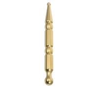 TOKIDNY Acupressure Pen Massage Stick for Face and Body, Brass Double Headed Tool for Relieving Muscle Tension and Relaxation During Facial Relaxation and Acupressure Therapy