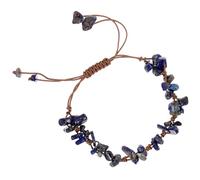 TOKIDNY Adjustable Crystal Bracelet Hand Woven Wristband with Rope for Teens Expressing Intentions Casual Wear Comfortable Fit