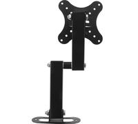 TOKIDNY Adjustable Wall-Mounted Monitor Bracket for 14-24 Inch Screens, Retractable Swivel Display Stand with Extendable Arm, Compatible with LED LCD Tvs for Home and Office Use