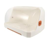 TOKIDNY Baby Bottle Organizer Storage Box, Keeps Tidy and Clean in White Plastic with Lid to Protect from Dirt and Debris, for Home Supplies and Feeding Littles