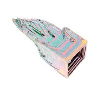 TOKIDNY Bismuth Crystal Specimen Mineral Ore for Crafting Decorative Bismuth Stones for Aesthetic Display Irregular Crystal Collection