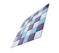 TOKIDNY Blue Ceramic Mosaic Tile Polished Decorative Wall Tiles for Kitchen Backsplash Bathroom Floor Swimming Pool Ceramic Material DIY Home Renovation