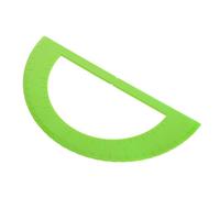 TOKIDNY Braille Protractor for Blind People, Plastic Precision Measuring Ruler Half-Circle Design, Light Green Visual Impairment Aid for Math and Angle Measurement in Education