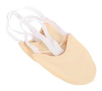 TOKIDNY Breathable Non-Slip Half Sole Dance Shoes for Women Moisture Wicking Wear-Resistant Pouches Cushioned Comfort for Ballet Belly Dance and Gymnastics Training Golden
