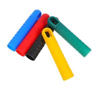 TOKIDNY Broom Handle Grip Replacement Caps 5Pcs Plastic Sleeves with Hanging Hole for 27Mm Poles Tool-Free Mounting for Cleaning Tools and Dust Mops