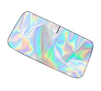 TOKIDNY Car Windshield Shade with Eye-catching Design for Front Windshield, Efficient Sun Protection and Easy Installation, Polyester Material Suitable for Hot Weather Driving