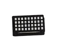 TOKIDNY Carbon Steel Letter Number Stamp Set for Leathercraft DIY Leather Logo Marking Tool with Storage Box for Crafting and Card Making