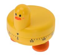 TOKIDNY Cartoon Animal Kitchen Timer Mechanical Countdown Reminder for Cooking Baking Study Easy Operation for Elderly Stable Structure Safe and Practical Yellow