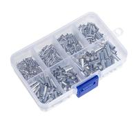 TOKIDNY Crimp Tubes Wire Ferrules Kit with Excellent Tensile Strength and Easy to Install 600pcs Silver Metal for Electrical Cable Terminals and Wire End Connections