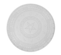 TOKIDNY DIY Astrology Silicone Mould for Epoxy Resin Casting, Reverse Silicone Tray Mold with Star Compass and Tarot Mirror Design, Craft Mold for Handmade Divination Decor