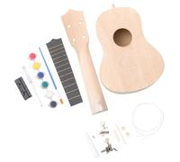 TOKIDNY DIY Basswood Ukulele Kit for Beginners and Families Pre-drilled Musical Instrument Easy to Build Handcrafted Hawaii Style Guitar for Parents