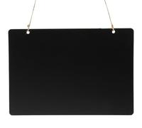 TOKIDNY Double-Sided Hanging Chalkboard Message Sign Board with Density Board Material and Easy to Hang Design for Office and Shop Use Environmental Protection Notice