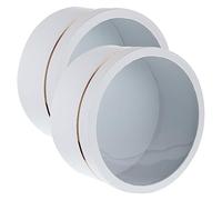 TOKIDNY Elegant Circular Flower Boxes with Window Pvc Floral Arrangement Present Boxes for Presents