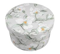 TOKIDNY Elegant round Pu Flower Bouquet Box in Light Green with Proper Capacity, for Wrapping Flowers and Jewelry, for Wedding Day Or Mother's Day Packaging