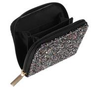 TOKIDNY Fashion Sequin Short Wallet for Ladies Pu Leather Zipper Coin Purse with Exquisite Structure and Enough Capacity for Daily Small Items for Shopping and Vacations