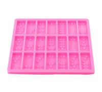 TOKIDNY Flexible Silicone Domino Mold for Cake Making and Fondant Decorating Washable and Oven-Safe Baking Mould for Cupcakes Candy and DIY Pastry Crafts