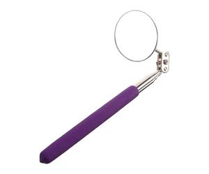 TOKIDNY Flexible Telescopic Inspection Mirror with 360 Degree Rotation and Extendable Handle for Vehicle Maintenance and Welding, Round Reflective Surface with Universal Folding Design