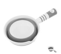 TOKIDNY Foldable Plastic Water Ladle Space-Saving Collapsible Kitchen Scoop Molded Multi-Purpose Water Dipper for Home Bath Garden Travel