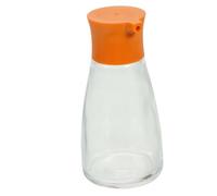 TOKIDNY Glass Seasoning Bottle Kitchen Tool for Sauce Storage Transparent Glass Container for Oil Vinegar Salt Spice Storage Practical Kitchen Supplies for Home and Restaurant Red