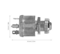 TOKIDNY Golf Cart Starter Ignition Key Switch with Secure Metal Lock for Electric and Sports Vehicle Replacement Outdoor Electric Cart Key Switch Upgrade