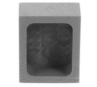 TOKIDNY Graphite Ingot Molds for Casting Metal Low Energy Consumption Good Thermal Stability Black High Purity High Density Suitable for Jewelry Making and Teaching