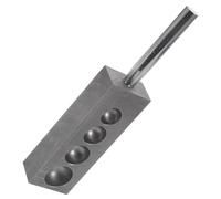TOKIDNY Graphite Sphere Mold for Jewelry Casting Tools, Precision Crafting Hemispherical Mold Made from Sturdy Graphite Material, Easy to Use for Handicrafts and Jewelry Processing