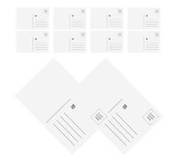 TOKIDNY Greeting Side in Cards Writable Postcards 10pcs Bulk Blank White Coated Paper with Printed Lines on Back for Multi-function Use and Suitable for Occasion Businesses