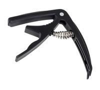TOKIDNY Guitar Capo for Acoustic Classical and Electric Guitars Adjustable Spring-loaded Clip for Ukulele Banjo Mandolin Change Even Pressure Easy to Use Black Abs Material