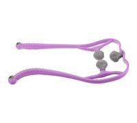 TOKIDNY Hand Held Massager Manual Neck Roller Plastic Purple for Neck and Shoulder Massage Tool, Office and Home Use, Ergonomic Design, Relax Body, Ages Random Color