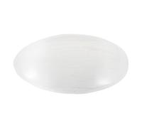 TOKIDNY Hand Massage Ball Selenite Plaster Stone White Palm Stone for Office Home Stress Relief Ergonomic Palm Fit for Elderly 2.36x1.77x0.8
