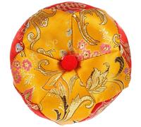 TOKIDNY Handcrafted 3.5-Inch Embroidered Cotton Tibetan Singing Bowl Cushion Pad for Buddhist Sound Bowls - Meditation Mat for Yoga and Mindfulness