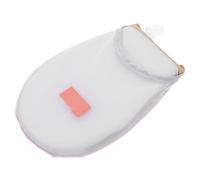 TOKIDNY Handheld Ironing Pad Steamer Gloves Heat Resistant Sponge Polyester Mesh Cloth Easy Storage Hanging Design Stylish Simple for Home Use