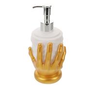 TOKIDNY Heart-Shaped Halloween Soap Dispenser Pump Bottle Refillable Press Type Liquid Soap Container Gold Foaming Dispenser for Bathroom and Kitchen Countertop Decor