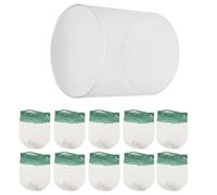 TOKIDNY Heat-Resistant Gas Mantle Shade Set for Outdoor Camping Large Lampshade with Green Mesh Replacement Mantles Propane and Kerosene Lantern Parts for Quick Installation and Use