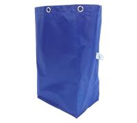 TOKIDNY Heavy-Duty Janitorial Trash Collecting Bag for Cleaning Cart, Thick Oxford Cloth Replacement Housekeeping Storage Pouch, 1Pcs Blue Cleaning Supply Bag for Industrial Service