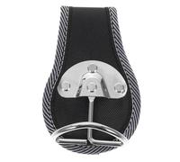 TOKIDNY Heavy Duty Metal Hammer Holder with Wrench Loop for Waist Hanging Nylon and Riveted Iron Tool Organizer Fits Belts Up to Easy Access Electrician Tool Pliers Storage