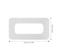 TOKIDNY High-strength Adhesive Surfboard Fin Buckle Edge Guard for Paddle Boards Kayaks Apply Water Sports Accessory with Fish Fin Water Splitter Base for Speed and Agility