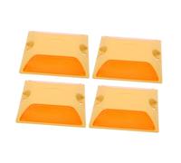 TOKIDNY Highway Speeds Pad Reflective Posts 4pcs Driveway Edge Reflectors Night Visibility Reflectors