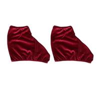 TOKIDNY Ice Skating Boot Covers Wear Resistant Polyester Pair for Roller Hockey Skates Indoor Outdoor Portable Burgundy Xl