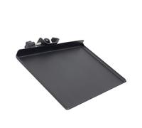 TOKIDNY Iron Microphone Stand Shelf with High Edge Sound Card Tray for Live Streaming and Broadcasting Thickened Design Prevents Items Falling Easy to Clean and Use