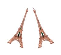 TOKIDNY LED Light Eiffel Tower Decoration Functional Design 2pcs Zinc Alloy and Material to Create Warm and Pleasant Atmosphere, for Wedding Decor and Places