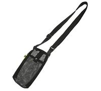 TOKIDNY Mesh Design Water Kettle Bag Wear-Resistant Water Bottle Cover Strap for Easy Carrying for Outdoor Activities and Pet Walks Black