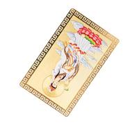 TOKIDNY Metal Amulet Card Chinese Style Auspicious Success Protection | Aluminium Magnesium Alloy, Compact Design, Light Weight, Easy to Carry, Gift Choice for Exam Luck